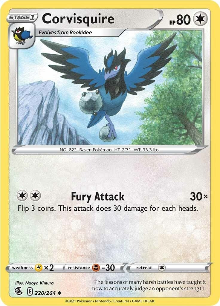 Image for Corvisquire (SWSH08: Fusion Strike) (220/264) - Pokemon