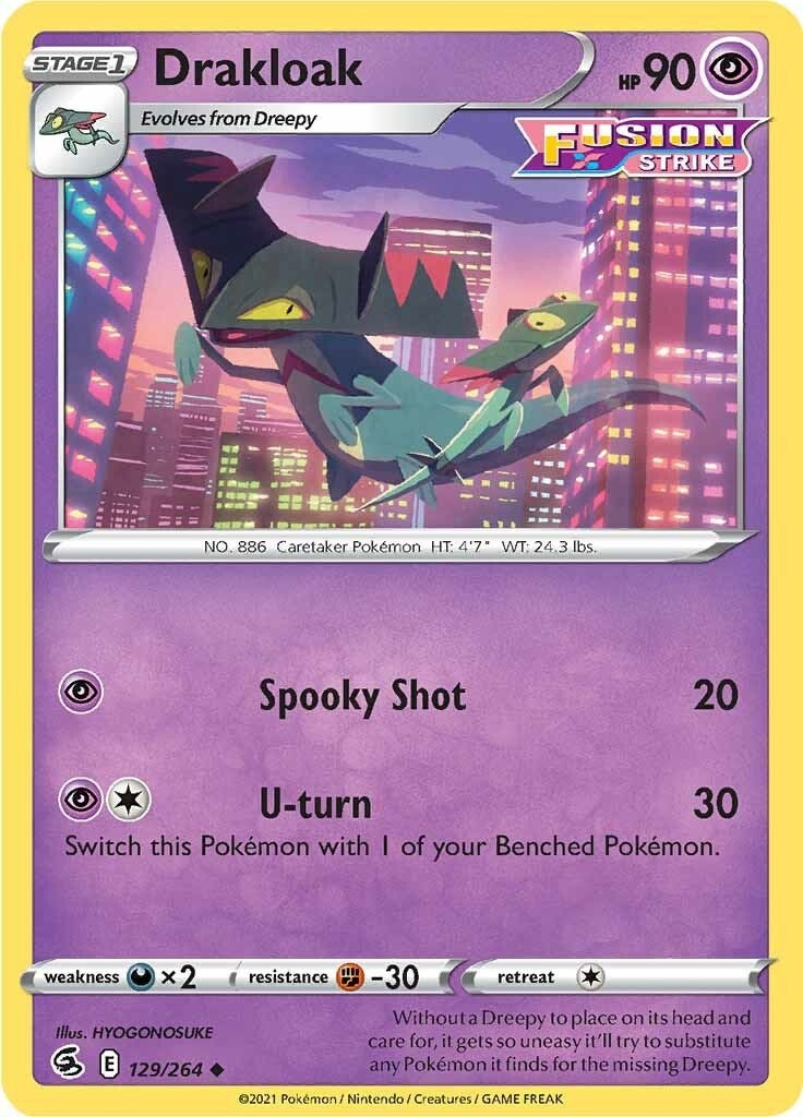 Image for Drakloak (SWSH08: Fusion Strike) (129/264) - Pokemon