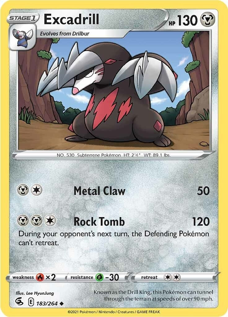Image for Excadrill (SWSH08: Fusion Strike) (183/264) - Pokemon