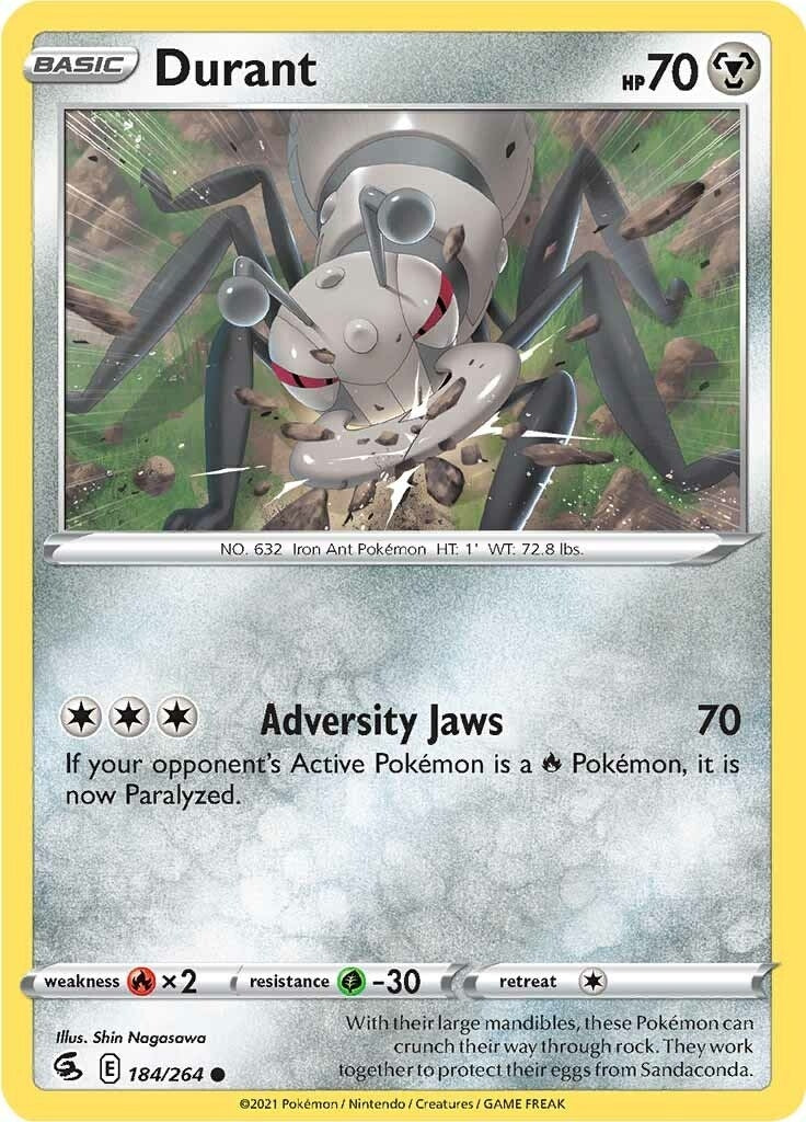 Image for Durant (SWSH08: Fusion Strike) (184/264) - Pokemon