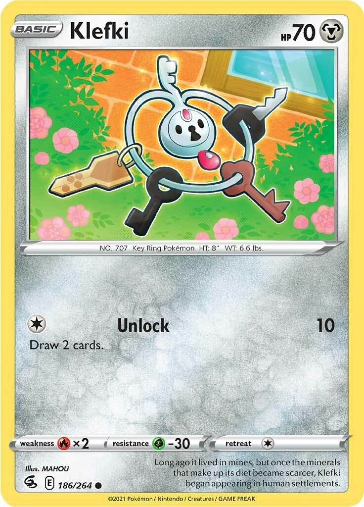 Image for Klefki (SWSH08: Fusion Strike) (186/264) - Pokemon