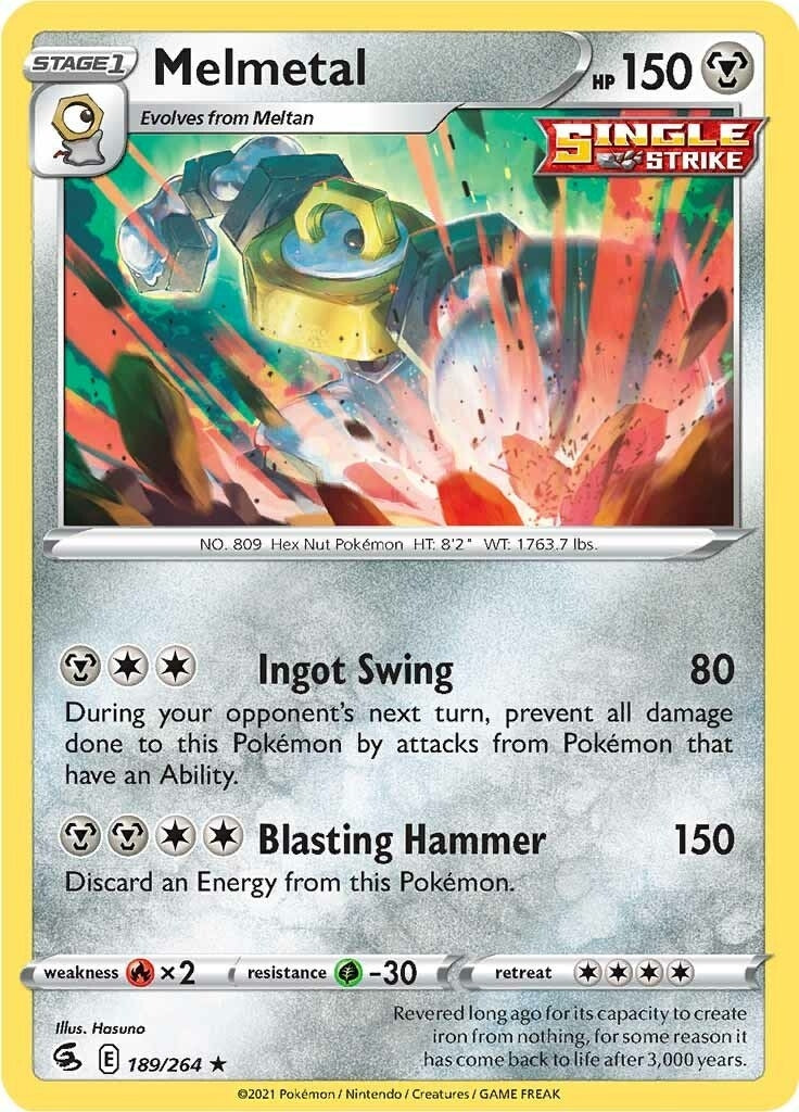 Image for Melmetal (SWSH08: Fusion Strike) (189/264) - Pokemon