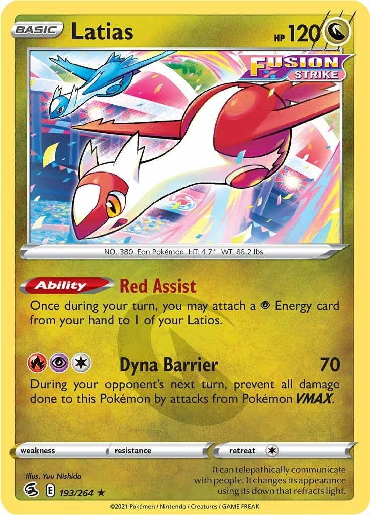Image for Latias (SWSH08: Fusion Strike) (193/264) - Pokemon