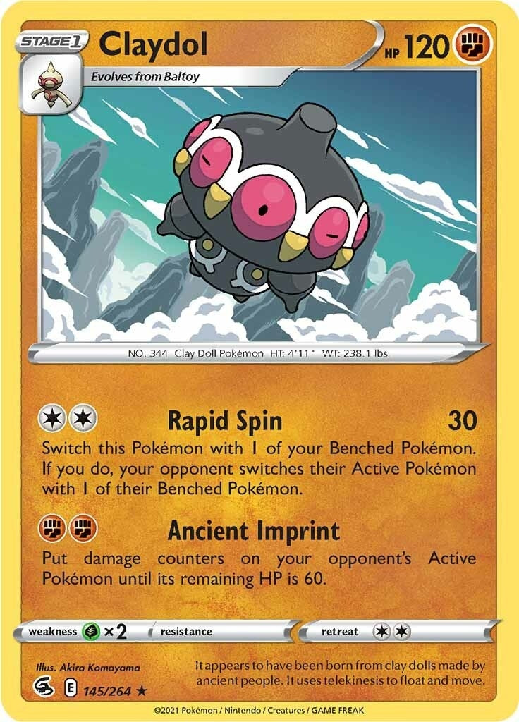 Image for Claydol (SWSH08: Fusion Strike) (145/264) - Pokemon