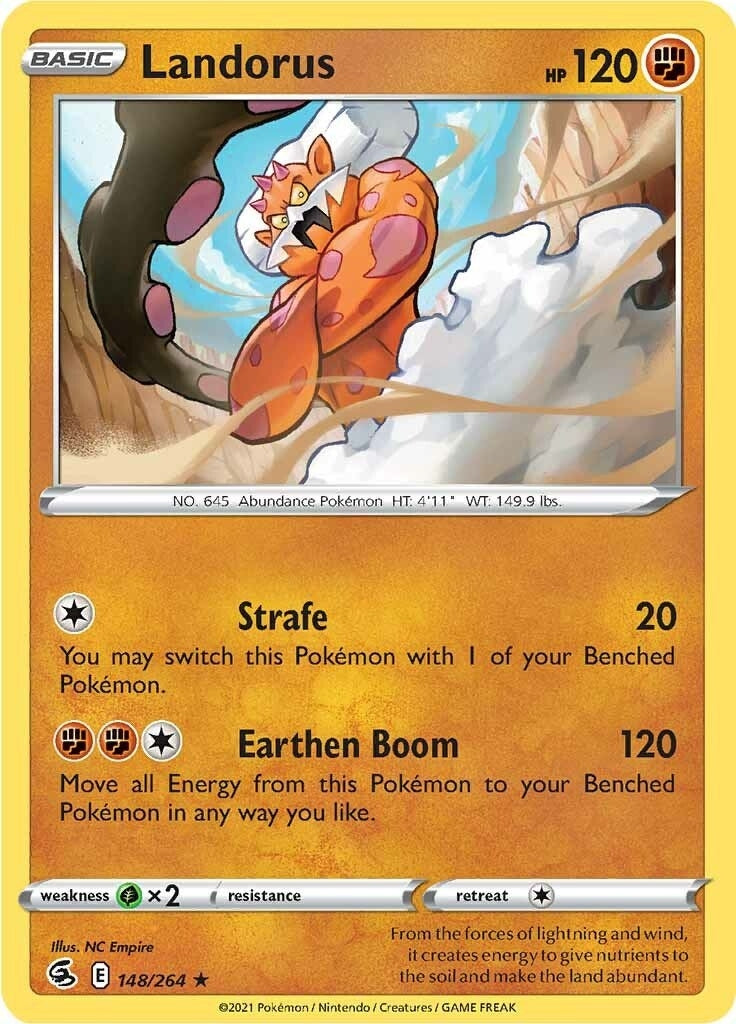 Image for Landorus (SWSH08: Fusion Strike) (148/264) - Pokemon