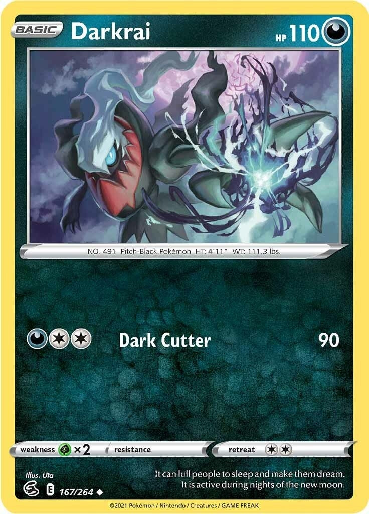 Image for Darkrai (SWSH08: Fusion Strike) (167/264) - Pokemon