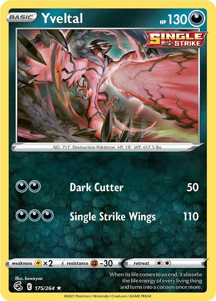 Image for Yveltal (SWSH08: Fusion Strike) (175/264) - Pokemon