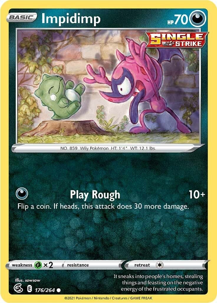 Image for Impidimp (SWSH08: Fusion Strike) (176/264) - Pokemon