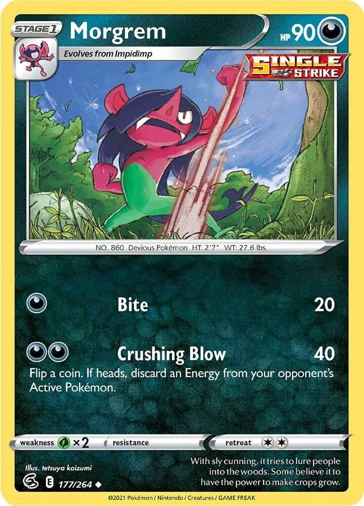 Image for Morgrem (SWSH08: Fusion Strike) (177/264) - Pokemon