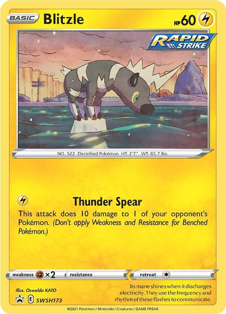 Image for Blitzle - SWSH173 (SWSH: Sword & Shield Promo Cards) (SWSH173) - Pokemon