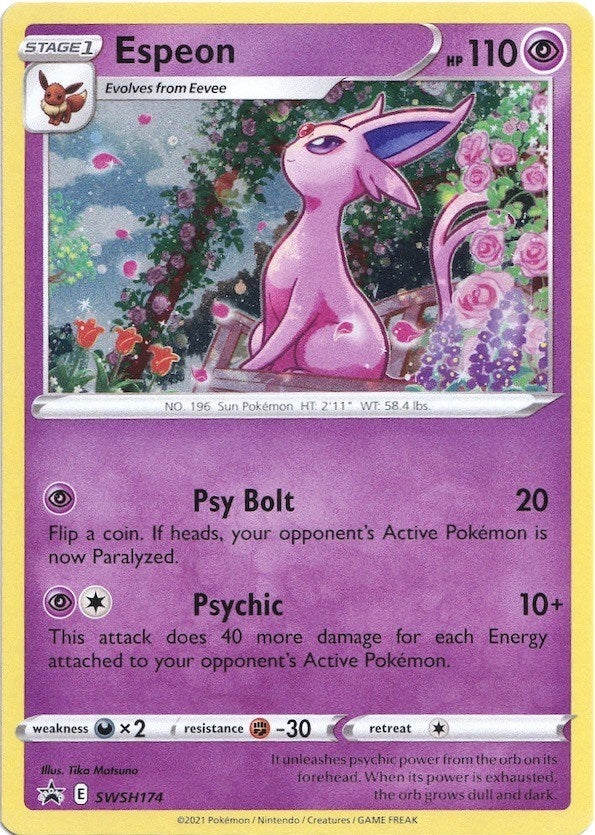 Image for Espeon - SWSH174 (SWSH: Sword & Shield Promo Cards) (SWSH174) - Pokemon