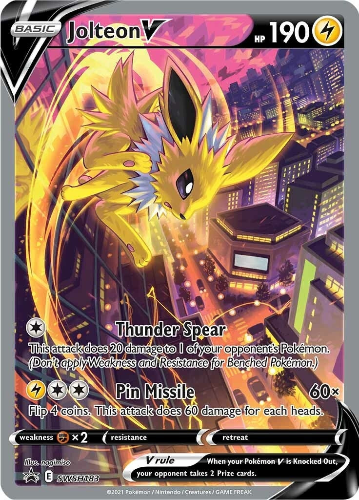Image for Jolteon V - SWSH183 (SWSH: Sword & Shield Promo Cards) (SWSH183) - Pokemon