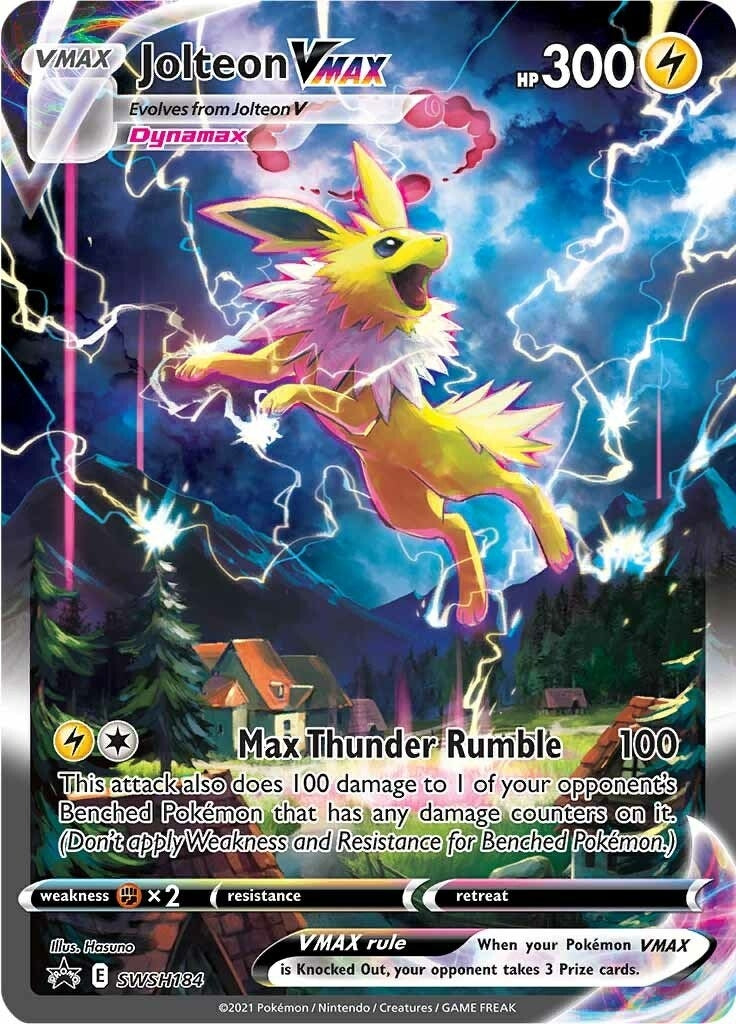 Image for Jolteon VMAX - SWSH184 (SWSH: Sword & Shield Promo Cards) (SWSH184) - Pokemon