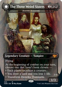 Image for The Three Weird Sisters - Henrika Domnathi (Innistrad: Crimson Vow) (335) - Magic: The Gathering