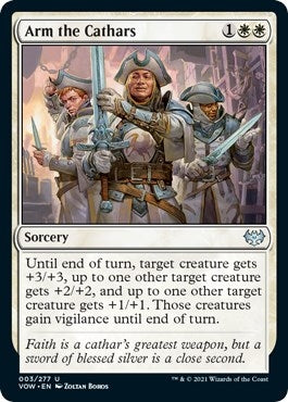 Image for Arm the Cathars (Innistrad: Crimson Vow) (3) - Magic: The Gathering