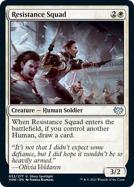 Image for Resistance Squad (Innistrad: Crimson Vow) (32) - Magic: The Gathering