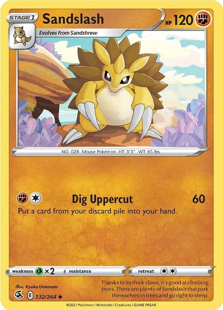 Image for Sandslash (SWSH08: Fusion Strike) (132/264) - Pokemon