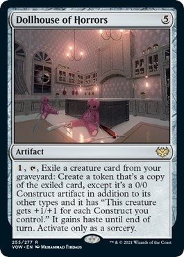 Image for Dollhouse of Horrors (Innistrad: Crimson Vow) (255) - Magic: The Gathering