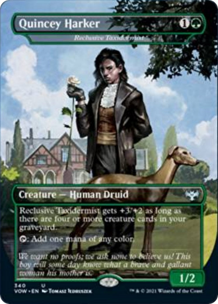 Image for Quincey Harker - Reclusive Taxidermist (Innistrad: Crimson Vow) (340) - Magic: The Gathering