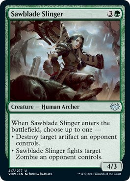 Image for Sawblade Slinger (Innistrad: Crimson Vow) (217) - Magic: The Gathering