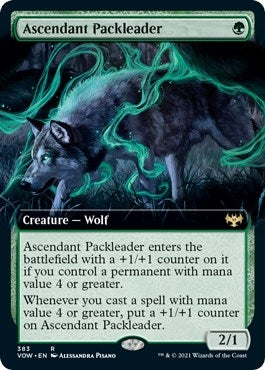 Image for Ascendant Packleader (Extended Art) (Innistrad: Crimson Vow) (383) - Magic: The Gathering