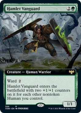 Image for Hamlet Vanguard (Extended Art) (Innistrad: Crimson Vow) (389) - Magic: The Gathering