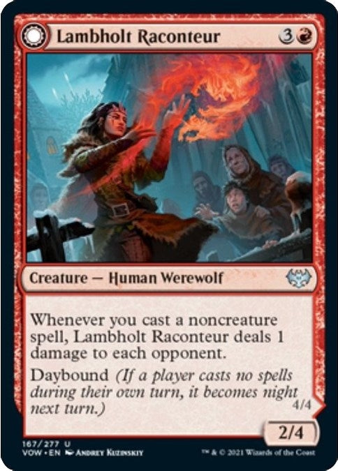 Image for Lambholt Raconteur (Innistrad: Crimson Vow) (167) - Magic: The Gathering