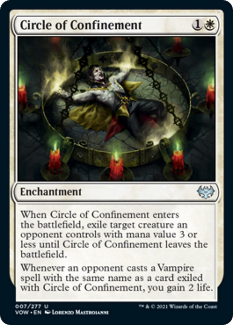 Image for Circle of Confinement (Innistrad: Crimson Vow) (7) - Magic: The Gathering