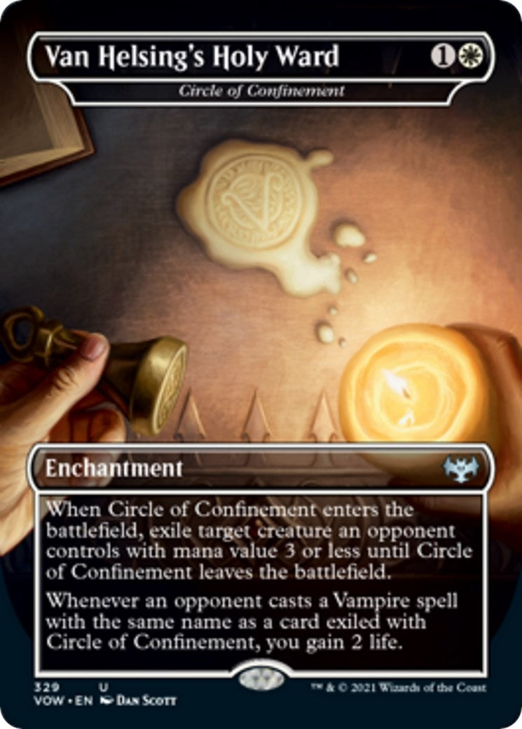 Image for Van Helsing's Holy Ward - Circle of Confinement (Innistrad: Crimson Vow) (329) - Magic: The Gathering
