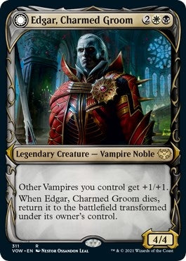 Image for Edgar, Charmed Groom (Showcase) (Innistrad: Crimson Vow) (311) - Magic: The Gathering