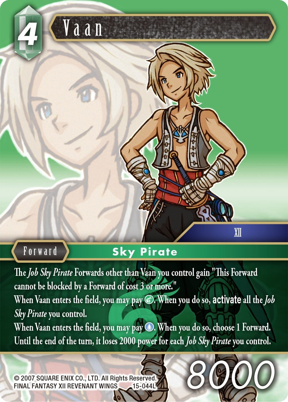 Image for Vaan (Crystal Dominion) (15-044L) - Final Fantasy TCG