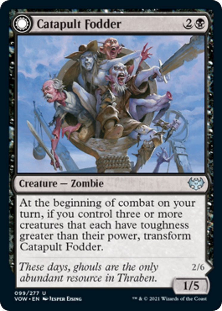 Image for Catapult Fodder (Innistrad: Crimson Vow) (99) - Magic: The Gathering