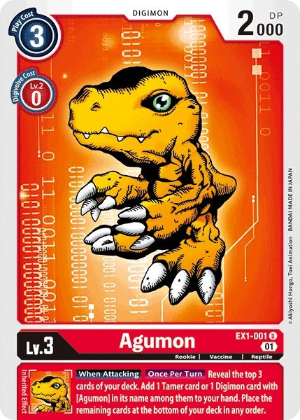 Image for Agumon (EX01) (1001)