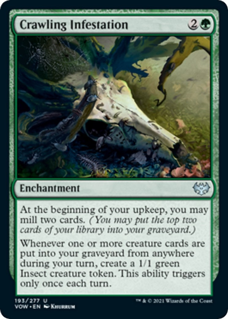 Image for Crawling Infestation (Innistrad: Crimson Vow) (193) - Magic: The Gathering