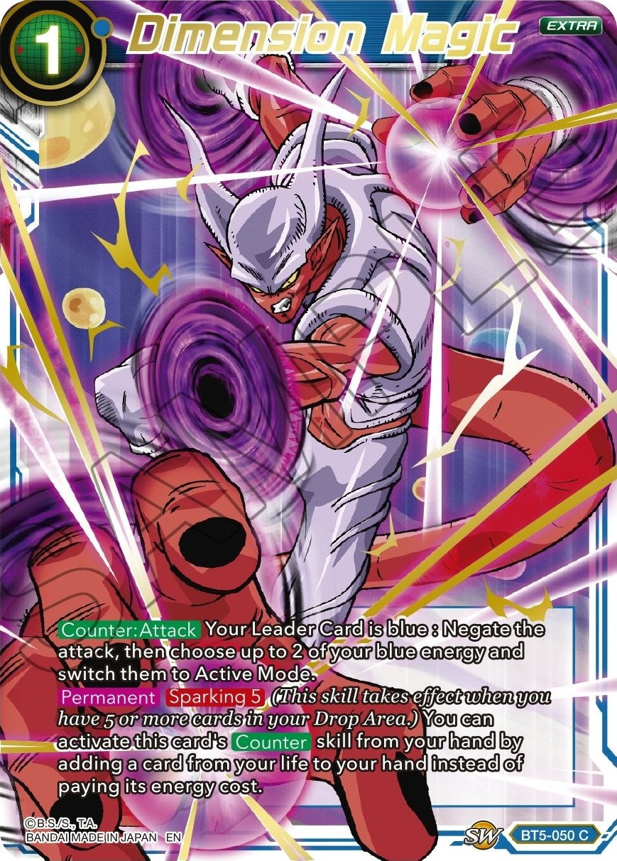Image for Dimension Magic (Gold Stamped) (Mythic Booster) (BT5-050) - Dragon Ball Super: Masters
