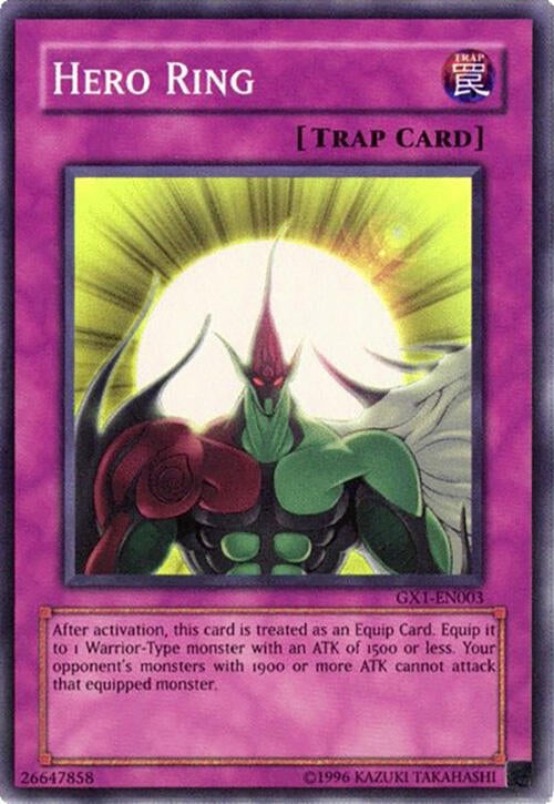 Image for Hero Ring (GX Duel Academy GBA Promo) (GX1-EN003) - YuGiOh