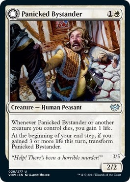 Image for Panicked Bystander (Innistrad: Crimson Vow) (28) - Magic: The Gathering