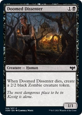 Image for Doomed Dissenter (Innistrad: Crimson Vow) (106) - Magic: The Gathering
