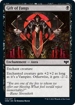 Image for Gift of Fangs (Innistrad: Crimson Vow) (113) - Magic: The Gathering