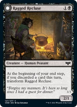 Image for Ragged Recluse (Innistrad: Crimson Vow) (127) - Magic: The Gathering