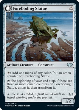 Image for Foreboding Statue (Innistrad: Crimson Vow) (256) - Magic: The Gathering