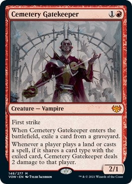 Image for Cemetery Gatekeeper (Innistrad: Crimson Vow) (148) - Magic: The Gathering