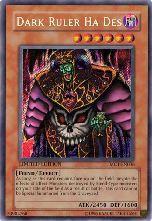Image for Dark Ruler Ha Des (Master Collection Volume 1) (MC1-EN006) - YuGiOh