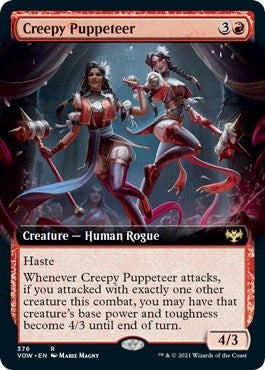 Image for Creepy Puppeteer (Extended Art) (Innistrad: Crimson Vow) (376) - Magic: The Gathering