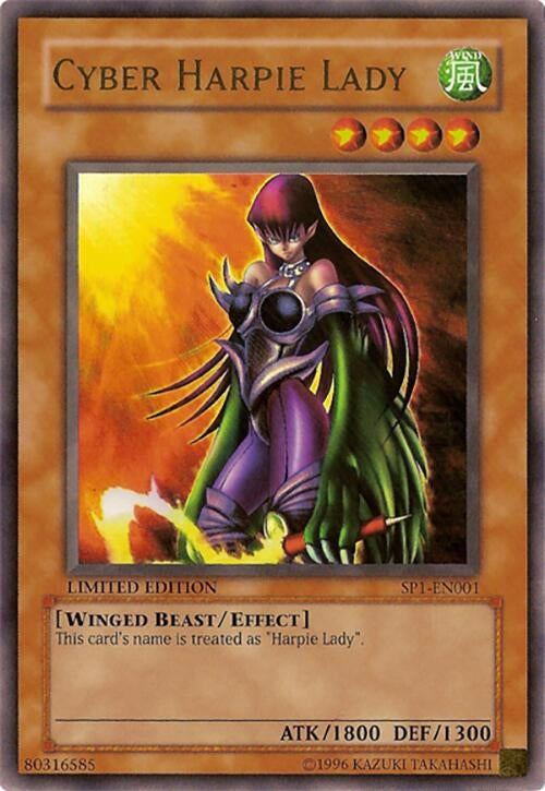 Image for Cyber Harpie Lady (Sneak Preview Series 1) (SP1-EN001) - YuGiOh