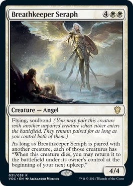 Image for Breathkeeper Seraph (Commander: Innistrad: Crimson Vow) (31) - Magic: The Gathering