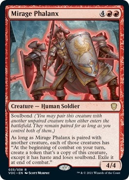 Image for Mirage Phalanx (Commander: Innistrad: Crimson Vow) (35) - Magic: The Gathering