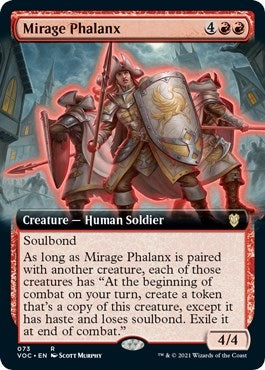 Image for Mirage Phalanx (Extended Art) (Commander: Innistrad: Crimson Vow) (73) - Magic: The Gathering