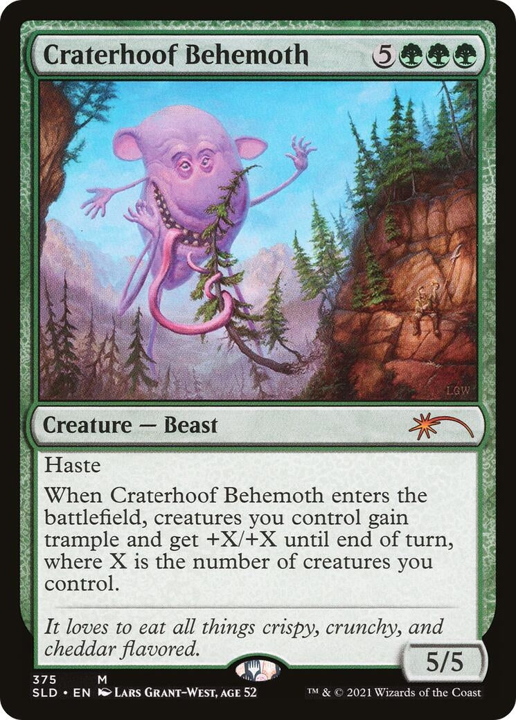 Image for Craterhoof Behemoth (375) (Secret Lair Drop Series) (375) - Magic: The Gathering