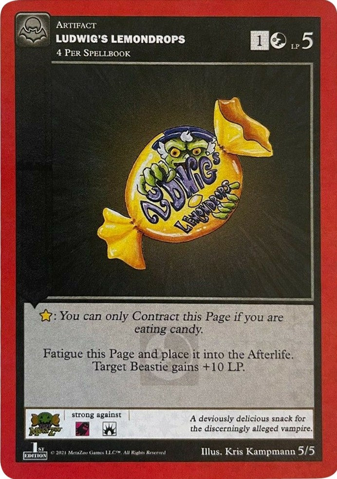 Image for Ludwig's Lemondrops (First Edition) [Holiday Promos]